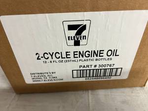 12 - 8oz Bottles of 2-Cycle Engine Oil