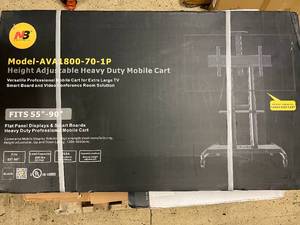 North Bayou Height Adjustable Heavy Duty Mobile Cart