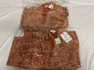 2 Free People Toffee Combo Two Piece Suits - Size 2