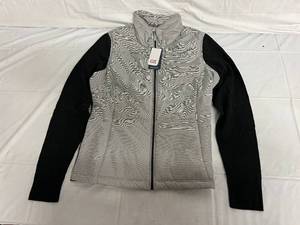Grey and Black Ladies Cora Quilted Jacket - M