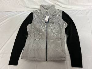 Grey and Black Ladies Cora Quilted Jacket - M