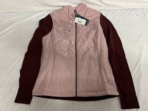 Pink and Black Ladies Cora Quilted Jacket - M