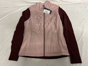 Pink and Black Ladies Cora Quilted Jacket - M