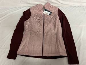 Pink and Black Ladies Cora Quilted Jacket - M