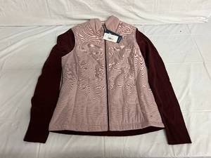 Pink and Black Ladies Cora Quilted Jacket - M