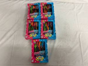 5 x 12ct Pack of Sweet Tarts Candy Canes