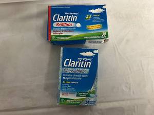 2 Packs of Claritin Antihistamines