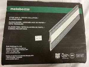 2,500 Metabo HPT Strip Nails 3 14