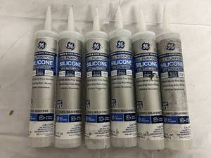 6 Tubes of CLEAR All Purpose Silicone