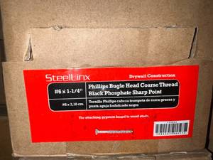 20 x 1lb Boxes of SteeLinx Drywall Screw - #6 x 1 14