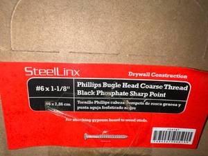 20 x 1lb Boxes of SteeLinx Drywall Screw - #6 x 1 18
