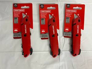 3 Craftsman Utility Knives