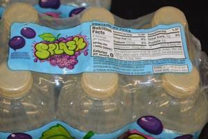 Splash Blast Acai Grape Flavored Water Beverage - 2 Packs