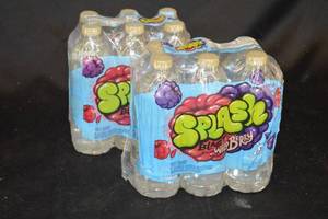 Splash Blast Wild Berry Flavored Water Beverage, 6-Pack