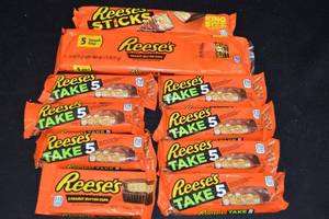 Assorted Lot of Reeses Chocolate Bars