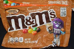 Lot of 3 M&Ms Caramel Cold Brew Sharing Size Bags
