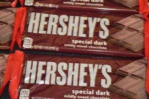 Lot of 10 Hersheys Special Dark Mildly Sweet Chocolate Bars