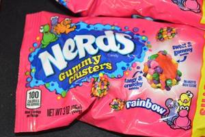 Assorted Candy Lot Nerds Gummy Clusters and Razzles Berry Mix