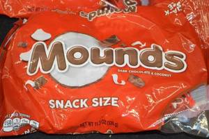 Lot of 3 Mounds Dark Chocolate & Coconut Snack Size (11.3 oz each)