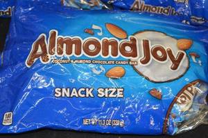 Lot of 3 Almond Joy Snack Size Candy Bags, 11.3 oz Each