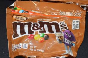 Lot of 3 M&Ms Caramel Cold Brew Chocolate Candies, Sharing Size