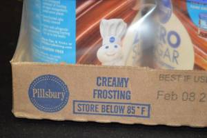 Pillsbury Zero Sugar Creamy Chocolate Frosting - Pack of 8