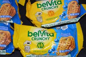 Lot of 11 Belvita Crunchy Blueberry Breakfast Biscuits