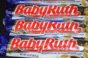 Lot of 8 Baby Ruth Bars, 3.3 oz, 2-Piece Share Pack