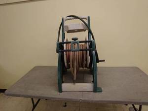 lot 74 image: Garden Hose Reel with Hose