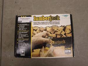 lot 81 image: Lumberjack Electric Chain Saw Sharpening Kit