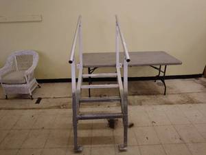 lot 87 image: Staircase with Handrails for Dock