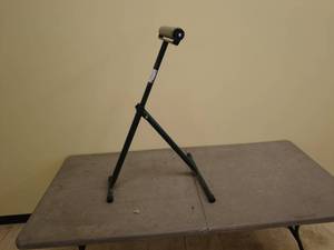 lot 17 image: Adjustable Roller Stand for Woodworking and Industrial Use