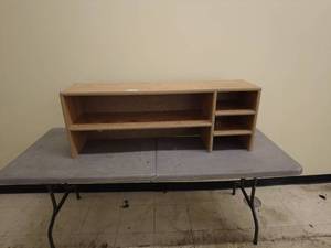 lot 33 image: Wooden Storage Shelving Unit