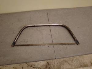 lot 99 image: Vintage Metal Frame Bow Saw