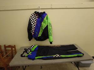 lot 245 image: Arctic Cat Snowmobile Jacket and Bibs Combo
