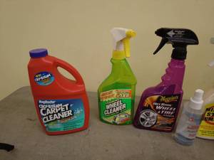 lot 279 image: Mixed Lot of Household and Automotive Cleaning Supplies