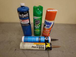 lot 285 image: Lot of Household and Industrial Sealants & Insect Killer Sprays