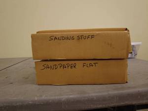 lot 160 image: sorted lot of sand of various sand paper