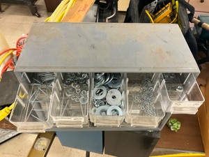 lot 166 image: Garage organizers- plus contents