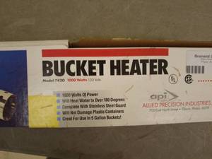 lot 170 image: Bucket Heater model 742g