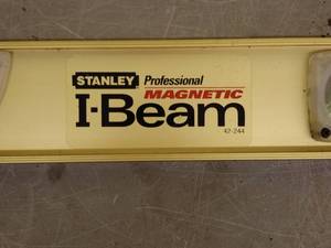 lot 172 image: Stanley IntelliLaser Pro Stud Finder & Laser Level with Stanley Magnetic I-Beam Level