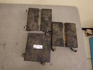 lot 173 image: Set of 3 Heavy-Duty Steel Wheel Dollies