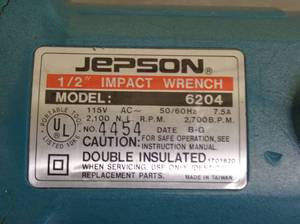 lot 180 image: Jepson 12 impact wrench