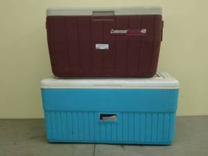 lot 188 image: pair of coolers