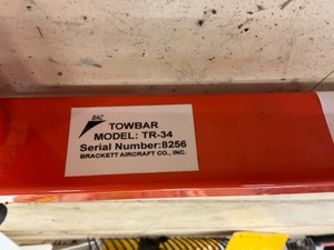 lot 30 image: Brackett Aircraft Universal Towbar model TR-34- 14,000 Aircraft Gross weight