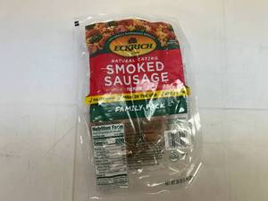 lot 394 image: G. Eckrich Smoked Sausage-2.44lb Family Pack