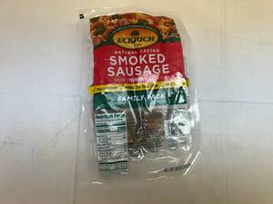 lot 395 image: G. Eckrich Smoked Sausage-2.44lb Family Pack