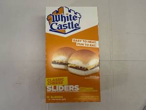 lot 400 image: G. 1x 16 White Castle Cheese Sliders(8-2Packs)