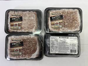lot 408 image: G. 4x 1lb Smithfield Signature Ground Pork