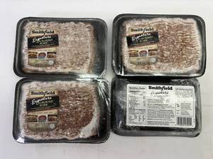 lot 410 image: G. 4x 1lb Smithfield Signature Ground Pork